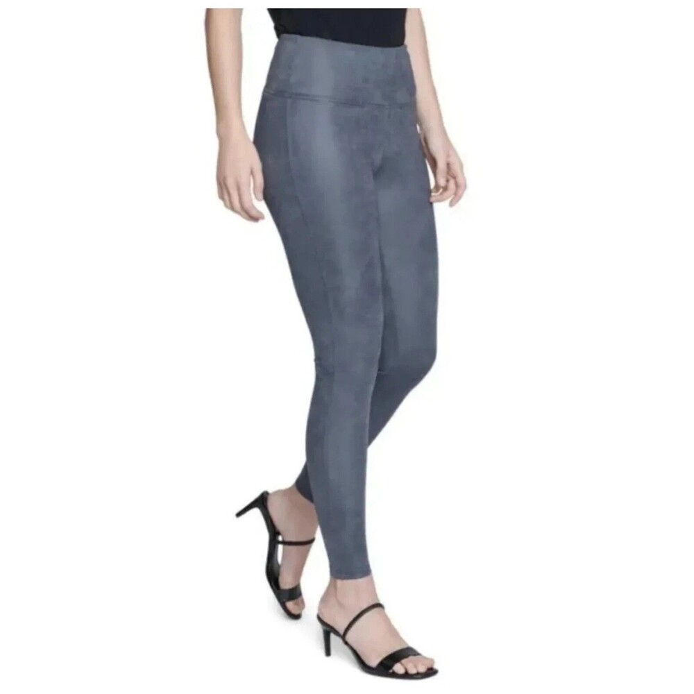 Seven 7 Women's Size Small Gunmetal Gray Faux Leather Leggings - NWT
